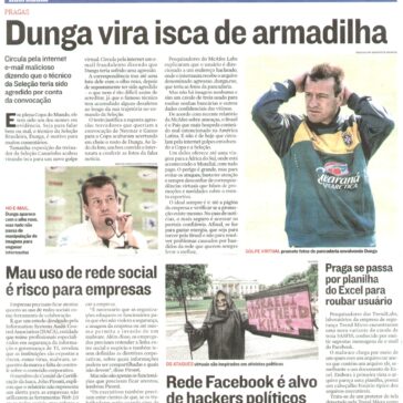 Rede Facebook é alvo de hackers políticos – A Tribuna – Página 08