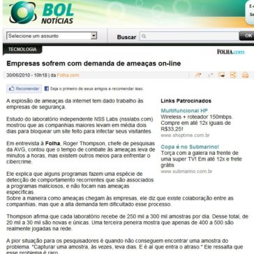 Empresas sofrem com demanda de ameaças on-line – BOL