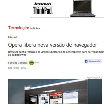 Opera libera nova versão de navegador – Portal Exame