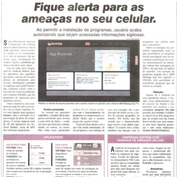 Fique alerta para as ameaças no seu celular. – O Sul – Página 07