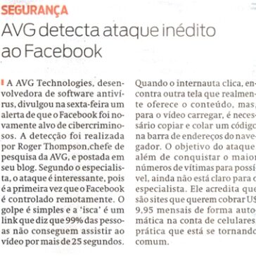 AVG detecta ataque inédito ao Facebook – Gazeta do Povo