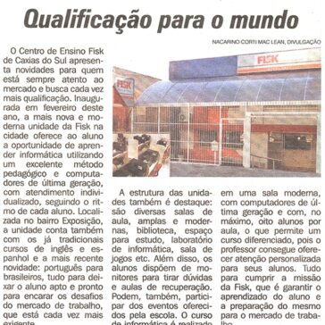Qualificação para o mundo – Jornal – Pioneiro – Página 02