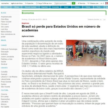 Brasil só perde para Estados Unidos em número de academias – A Tribuna