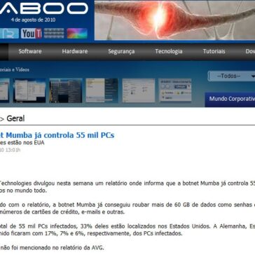 Botnet Mumba já controla 55 mil PCs – Baboo