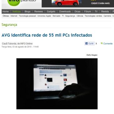 AVG identifica rede de 55 mil PCs infectados – Info Plantão