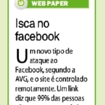 Isca no facebook – Diário do Comercio