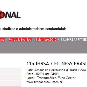 11a IHRSA / FITNESS BRASIL – 2010 – Direcional Condominios