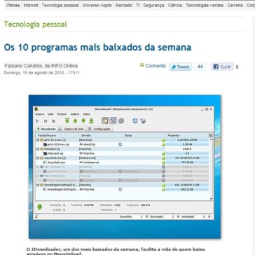 Os 10 programas mais baixados da semana – Info Plantão