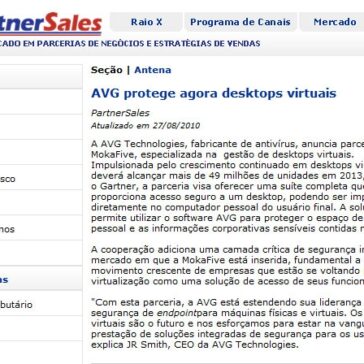 AVG protege agora desktops virtuais – Partner Sales