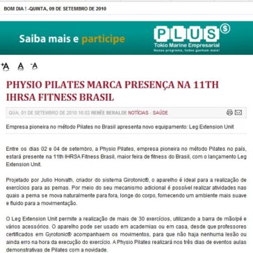 Physio Pilates marca presença na 11TH IHRSA Fitness Brasil – Segs