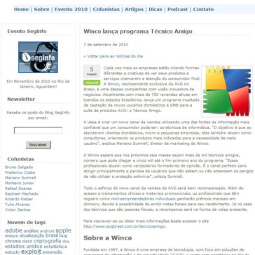 Winco lança programa Técnico Amigo – Blog SegInfo