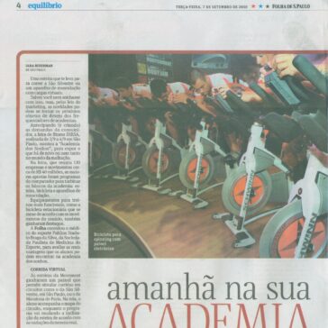 Amanhã na sua academia – Folha de S.Paulo – Páginas 04 e 05