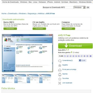 AVG 9 Free – Info Downloads