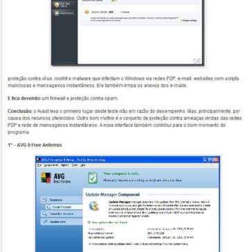 Teste de Antiviros gatuitos – Visão Nerd