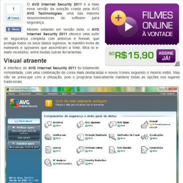 AVG Internet Security 2011 Beta 10.0.1089 – Pontuaki