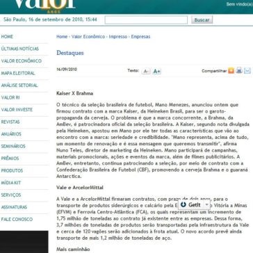 AVG contrata – Valor Econômico