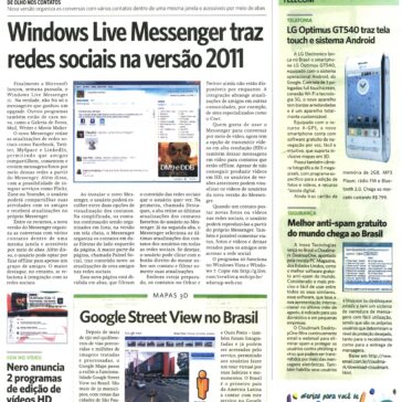AVG lança Internet Security 2011 – Correio do Estado – Página 03