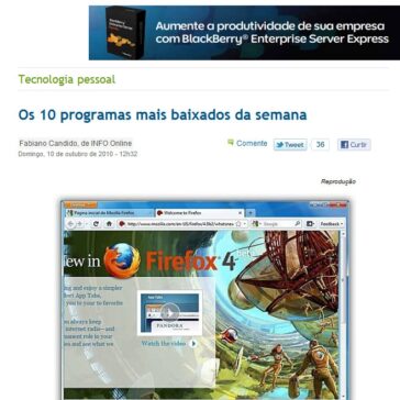 Os 10 programas mais baixados da semana – Info