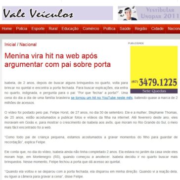 Menina vira hit na web após argumentar com pai sobre porta – A Gazeta News
