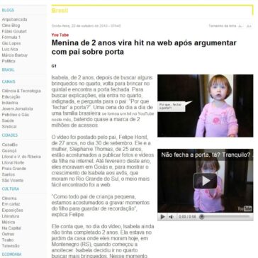 Menina de 2 anos vira hit na web após argumentar com pai sobre porta – A Tribuna