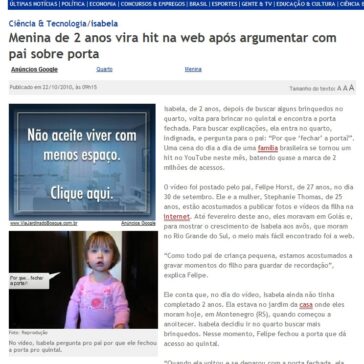 Menina de 2 anos vira hit na web após argumentar com pai sobre porta – ClicRN