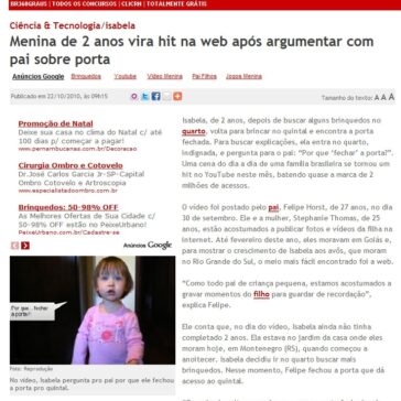 Menina de 2 anos vira hit na web após argumentar com pai sobre porta – iParaiba