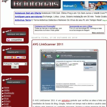AVG LinkScanner 2011 – BR Tutoriais