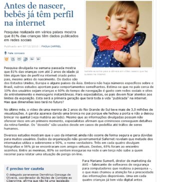 Antes de nascer, bebês já têm perfil na internet – Gazeta do Povo
