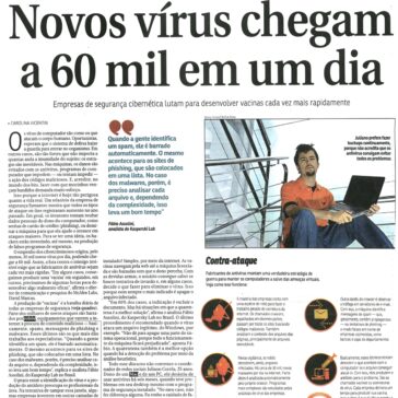Novos vírus chegam a 60 mil em um dia – Correio Braziliense – Página 18