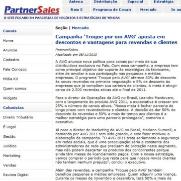 Campanha ?Troque por um AVG? aposta em descontos e vantagens para revendas e clientes – Partner Sales