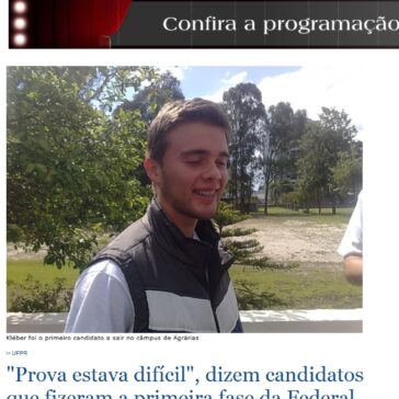 “Prova estava difícil”, dizem candidatos que fizeram a primeira fase da Federal – A Gazeta