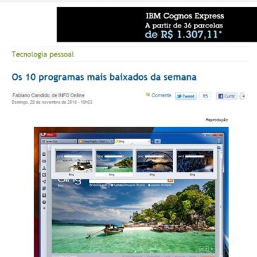 Os 10 programas mais baixados da semana – Info