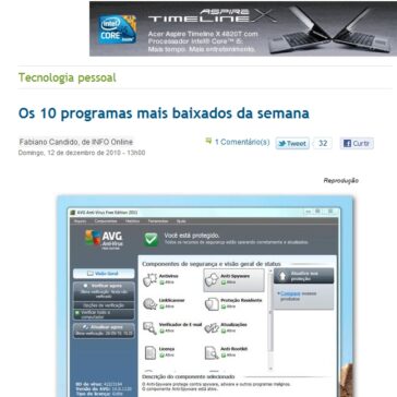 Os 10 programas mais baixados da semana – Info