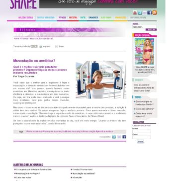 Musculação ou aeróbica? – Revista Shape