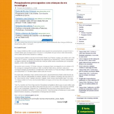 Pesquisadores preocupados com crianças da era tecnológica – Auranet