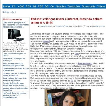Estudo: crianças usam a internet, mas não sabem amarrar o tênis – Game Vicio