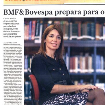 BM&F Bovespa prepara para o mercado de ações – Brasil Econômico – Páginas 28 e 29