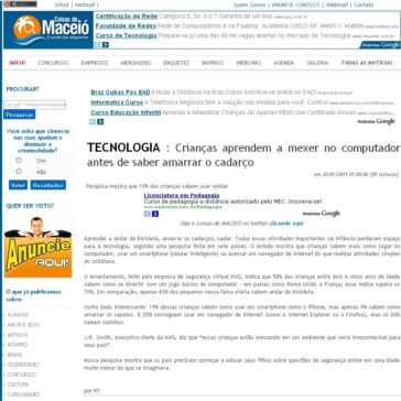 Crianças aprendem a mexer no computador antes de saber amarrar o cadarço – Coisas de Maceió