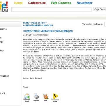 Computador vem antes para crianças – Viaje! Curitiba