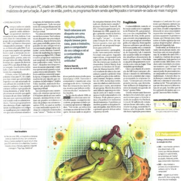 Uma praga de 25 anos – Correio Braziliense – Pág. 18