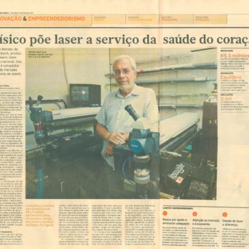 Físico põe laser a serviço da saúde do coração – Brasil Econômico – Páginas 16 e 17