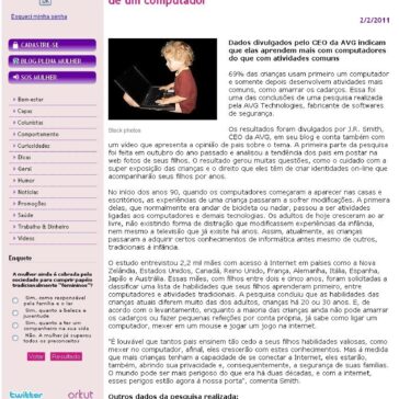 69% das crianças têm como primeira atividade o uso de um computador – Plena Mulher