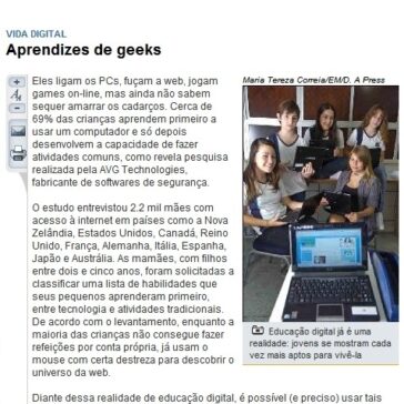 Aprendizes de geeks – Estado de Minas
