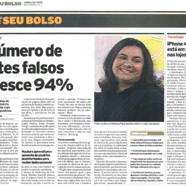 Número de sites falsos cresce 94% – Jornal da Tarde – Caderno Seu Bolso – Pág. 6B