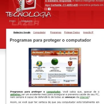 Programas para proteger o computador – Lazer e Tecnologia