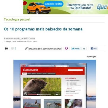 Os 10 programas mais baixados da semana – Info Exame