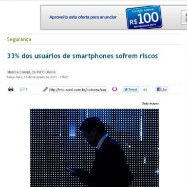 33% dos usuários de smartphones sofrem riscos – Info Exame