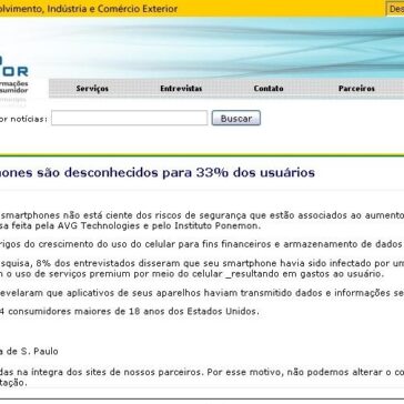 Riscos de smartphones são desconhecidos para 33% dos usuários  – Portal do Consumidor