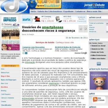 Usuários de smartphones desconhecem riscos à segurança – O Debate