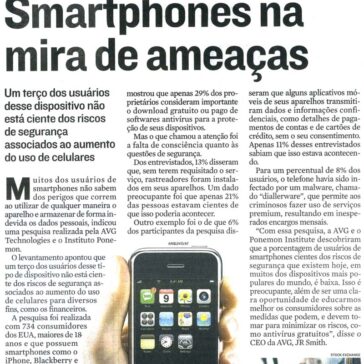 Smartphones na mira de ameaças – P. 14 – A Tribuna